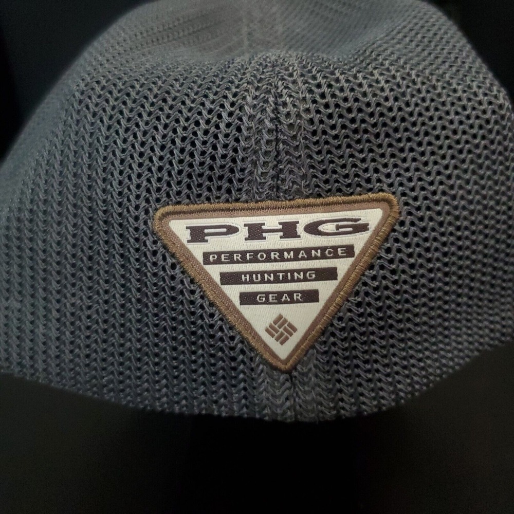 Columbia PHG Game Flag Hat Cap Fitted One Size Snapback Trucker Cap Black Logo - Picture 4 of 10